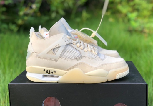 OFF-WHITE x AJ4     CV9388-100    40--47.5